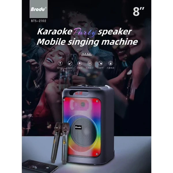 اسپیکر بلوتوثی برودو مدل BTS-2102