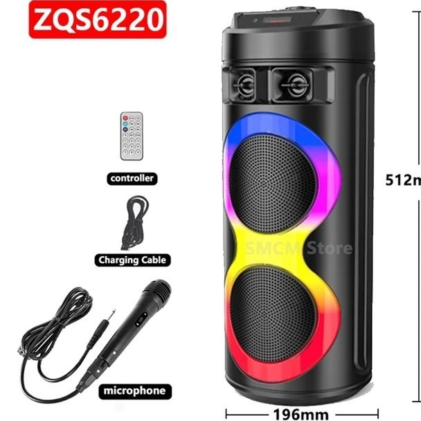 اسپیکربلوتوثی قابل حمل Sing-E مدل ZQS6220 با میکروفون