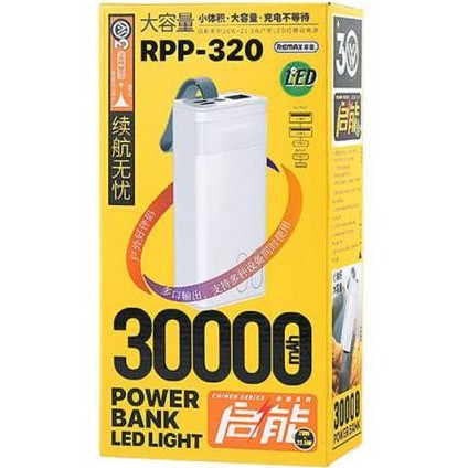 پاوربانک ریمکس مدل RPP-320 ظرفیت ۳۰ هزار میلی آمپر