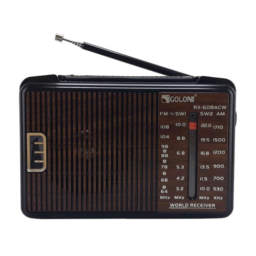 رادیو_برقی_باطریخور _گولون_مدل608ac